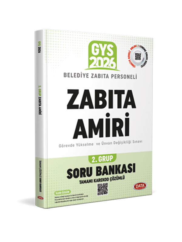 Belediye Zabıta Personeli Zabıta Amiri 2. Grup 2026 Konu Anlatımlı + Soru Bankası Belediye Zabıta Personeli Zabıta Amiri 2. Grup 2026 Konu Anlatımlı + Soru Bankası