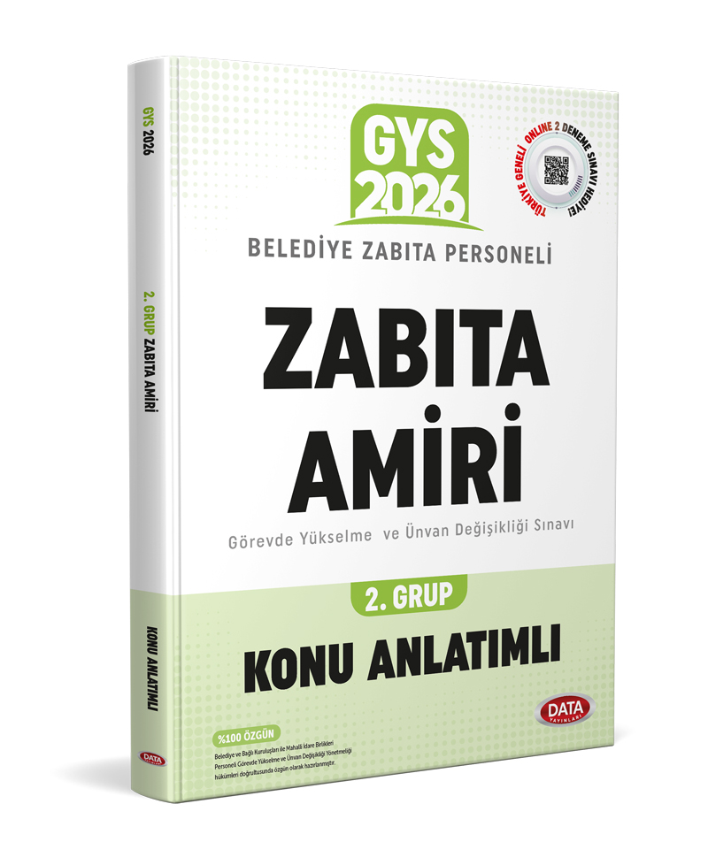 Belediye Zabıta Personeli Zabıta Amiri 2. Grup Konu Anlatımlı
