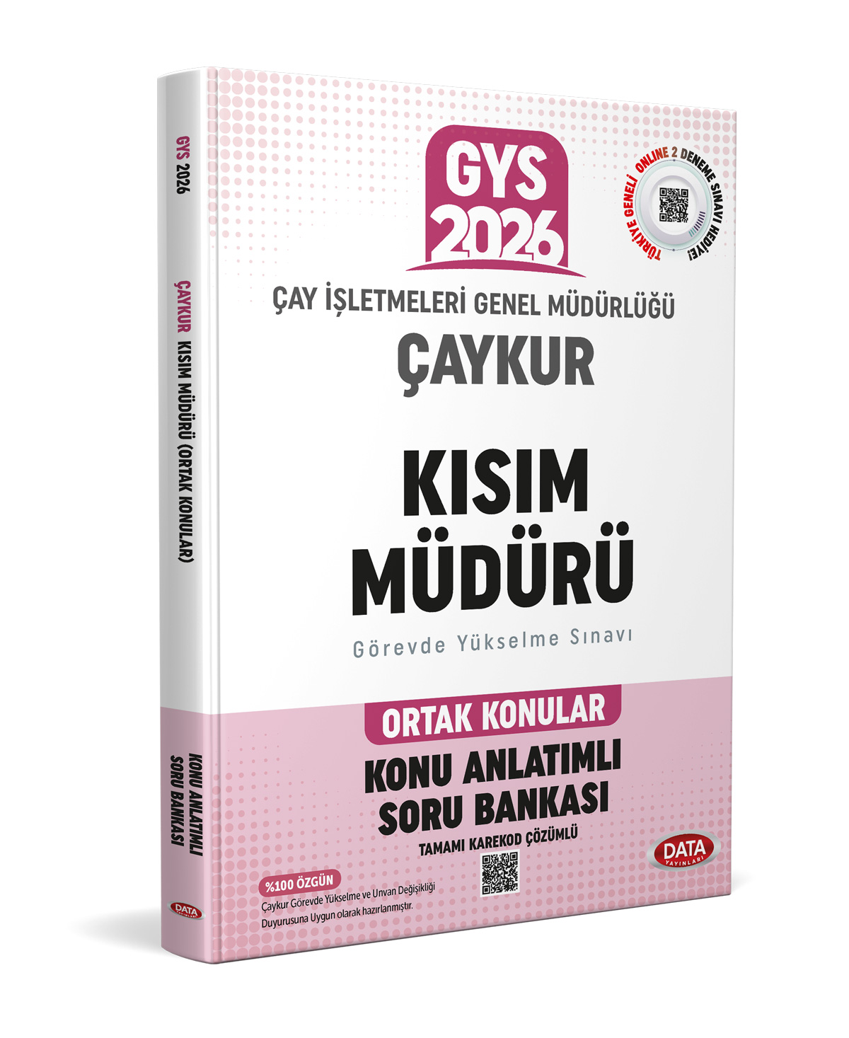 Çay İşletmeleri Genel Müdürlüğü (ÇAYKUR) Kısım Müdürü Ortak Konular Konu Anlatımlı Soru Bankası