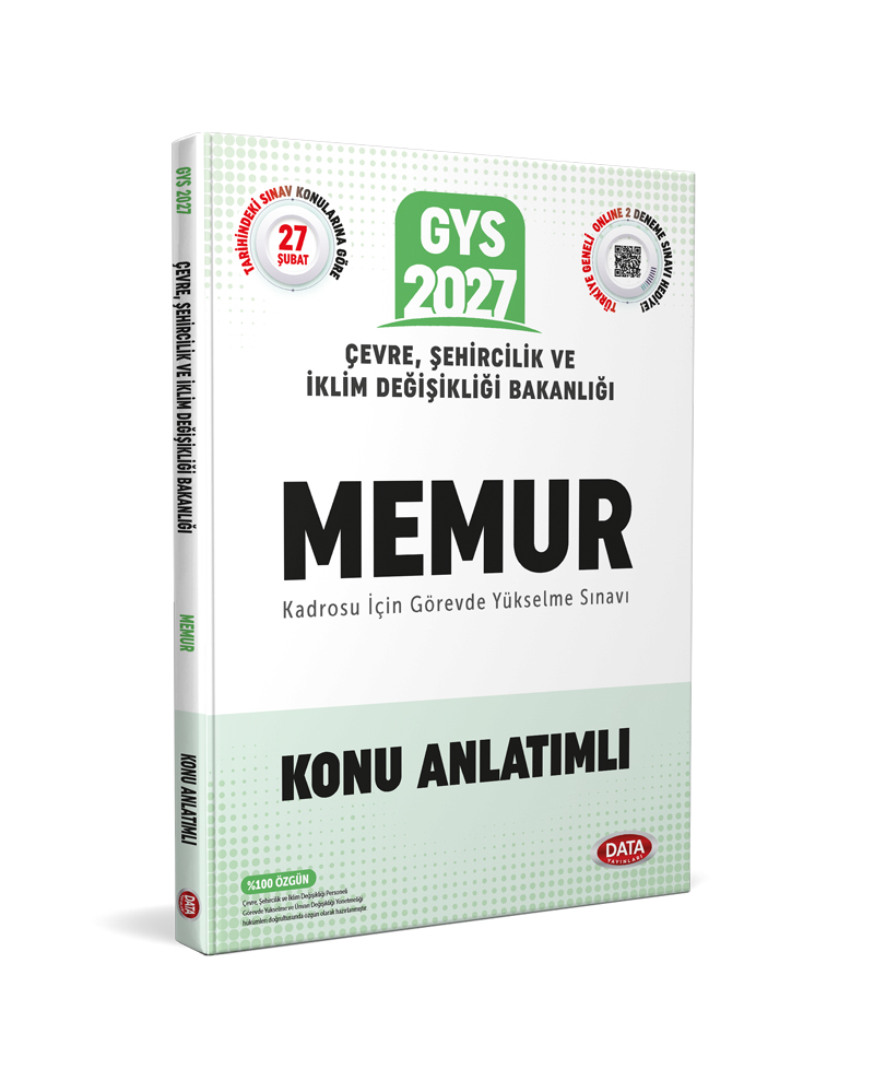 Çevre, Şehircilik ve İklim Değişikliği Bakanlığı Memur GYS Konu Anlatımlı