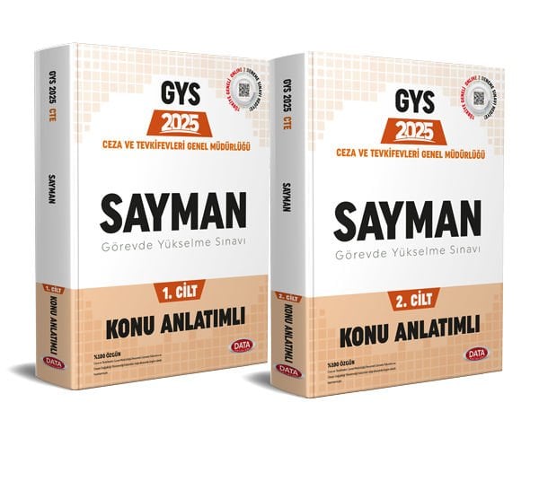 Ceza ve Tevkifevleri Sayman GYS Konu Anlatımlı 1-2