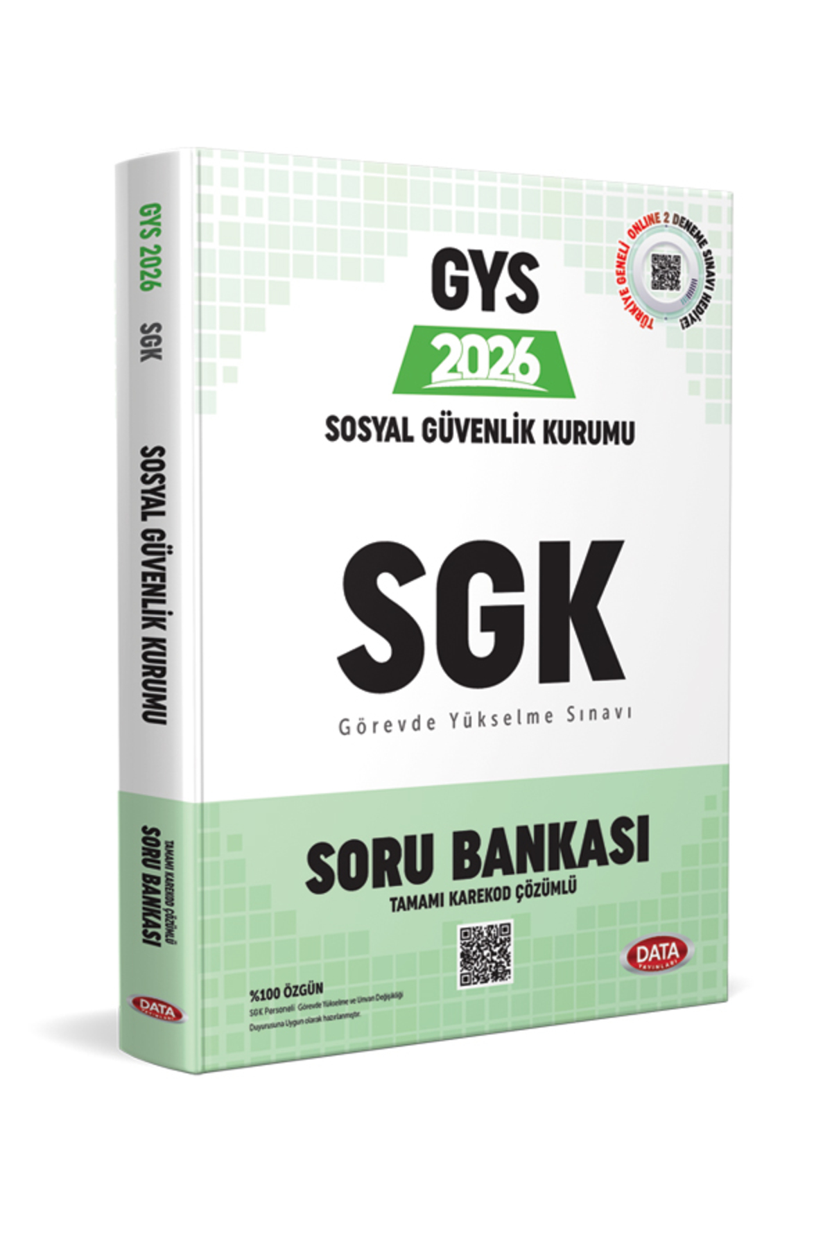 Data 2026 Sosyal Güvenlik Kurumu SGK GYS Soru Bankası - Karekod Çözümlü
