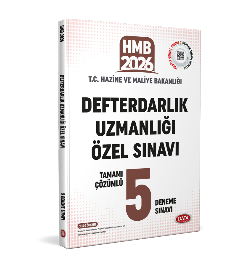 Defterdarlık Uzmanlığı Özel Sınavı Tamamı Çözümlü 5 Deneme Sınavı