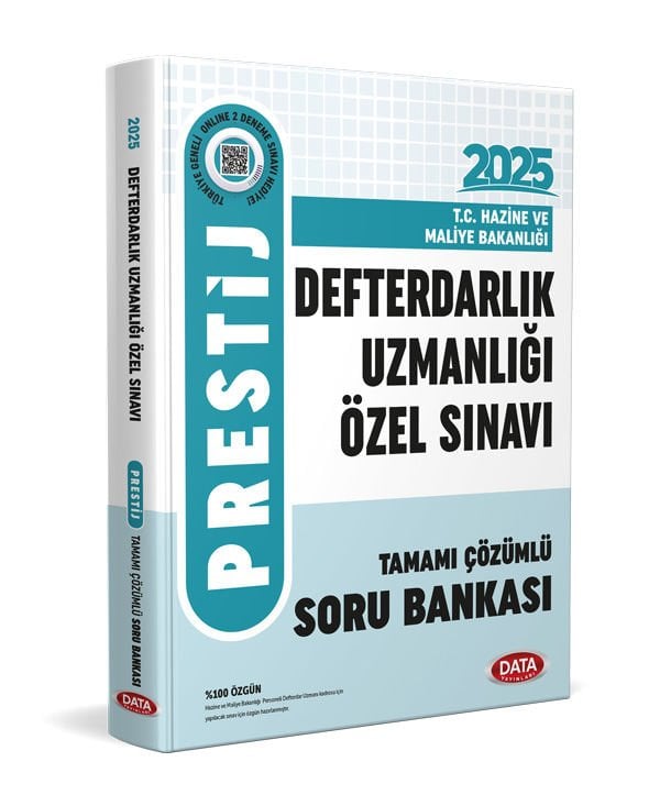 Defterdarlık Uzmanlığı Özel Sınavı Tamamı Çözümlü Soru Bankası