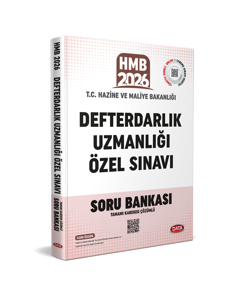 Defterdarlık Uzmanlığı Sınavı Soru Bankası - Karekod Çözümlü Defterdarlık Uzmanlığı Sınavı Soru Bankası - Karekod Çözümlü