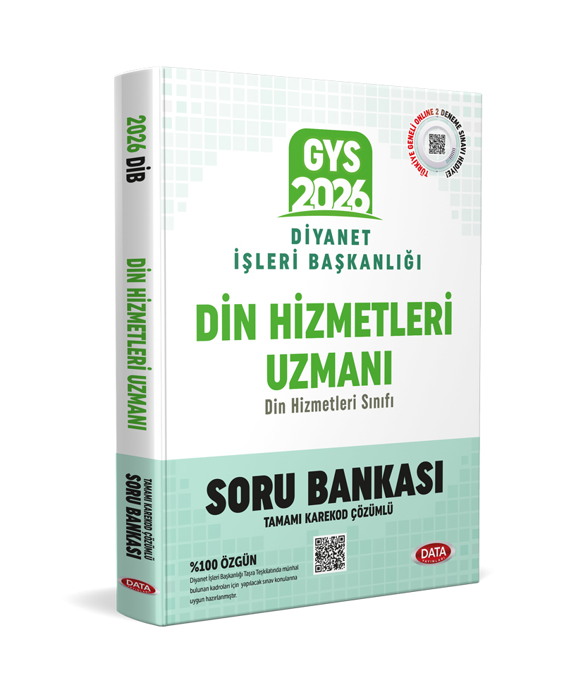 Diyanet İşleri Başkanlığı Din Hizmetleri Uzmanı GYS Soru Bankası - Karekod Çözümlü Diyanet İşleri Başkanlığı Din Hizmetleri Uzmanı GYS Soru Bankası - Karekod Çözümlü