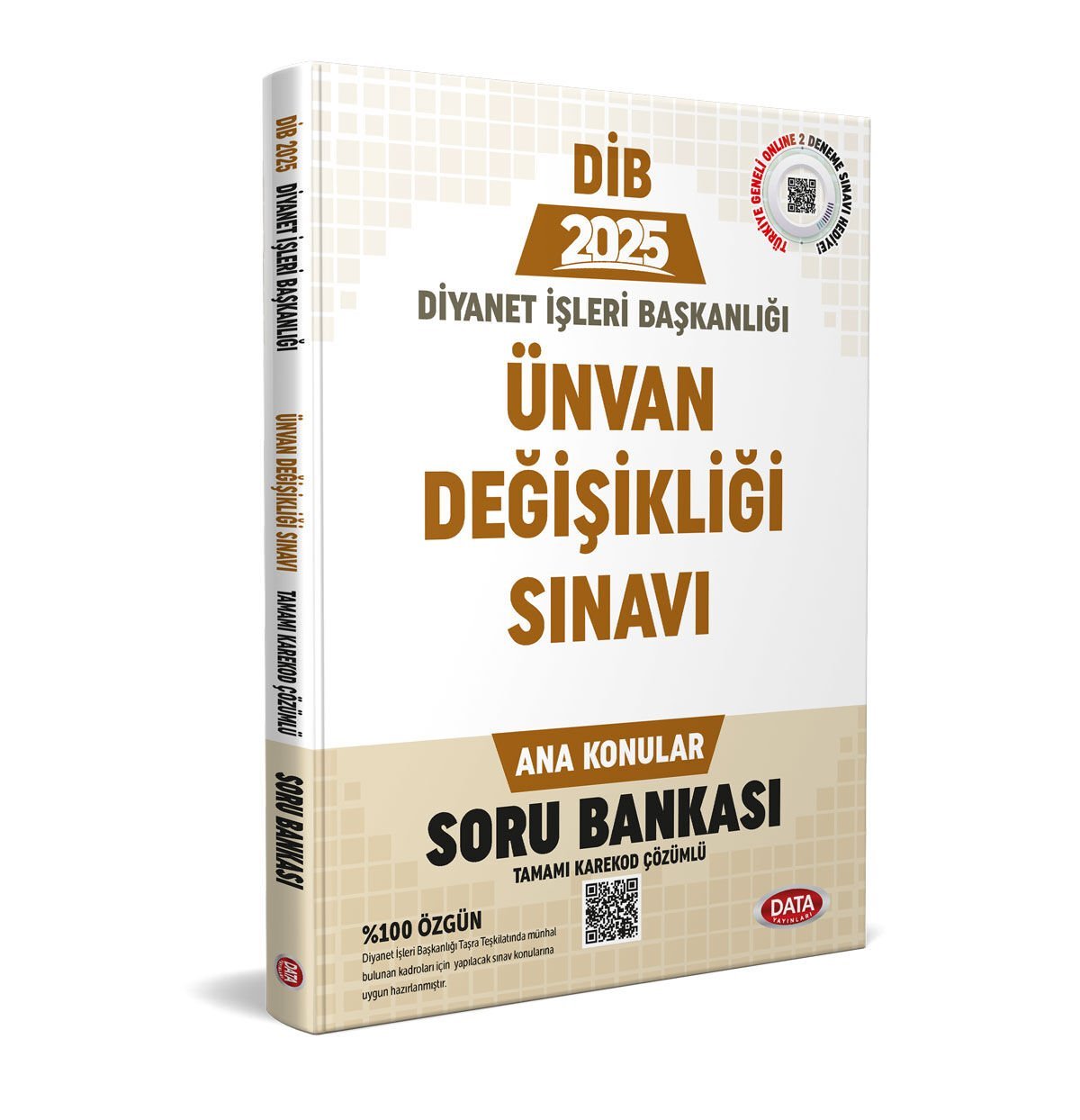 Diyanet İşleri Başkanlığı Ünvan Değişikliği Sınavı Ana Konular Soru Bankası - Karekod Çözümlü