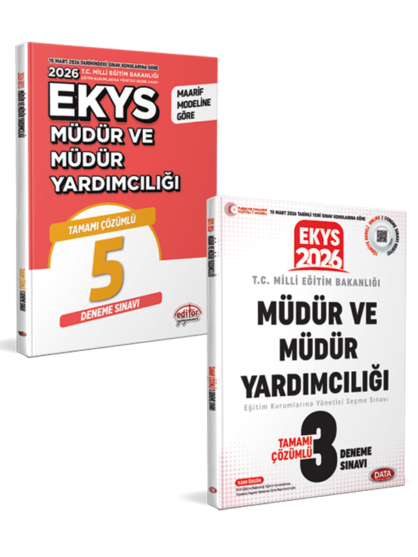Ekys Tamamı Çözümlü 8 Deneme Sınavı Ekys Tamamı Çözümlü 8 Deneme Sınavı
