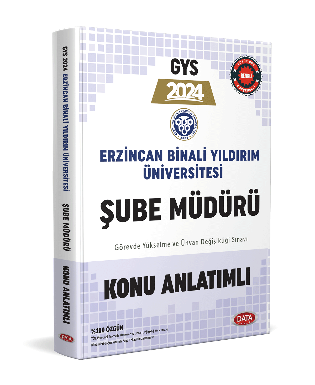 Erzincan Binali Yıldırım Üniversitesi ŞUBE MÜDÜRÜ GYS Konu Anlatımlı