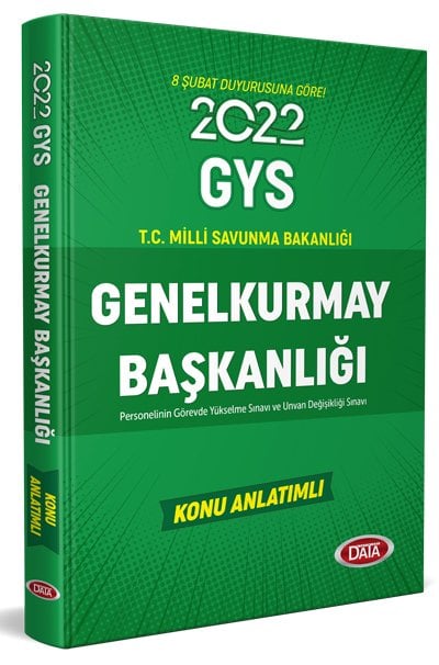 Genelkurmay Başkanlığı GYS Hazırlık Kitabı Genelkurmay Başkanlığı GYS Hazırlık Kitabı