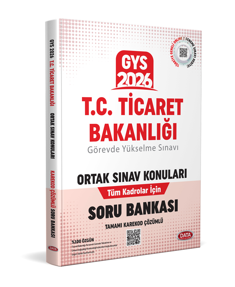 Ticaret Bakanlığı GYS Ortak Konular Soru Bankası - Karekod Çözümlü
