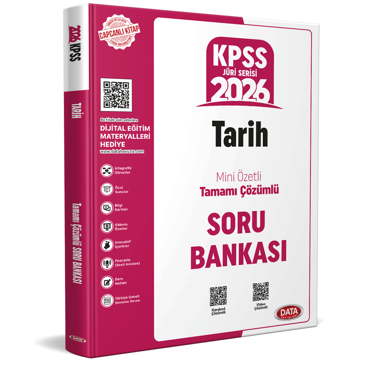 İnteraktif Kitap 2026 KPSS Jüri Serisi Tarih Mini Özetli Tamamı Çözümlü Soru Bankası - Karekod Çözümlü İnteraktif Kitap 2026 KPSS Jüri Serisi Tarih Mini Özetli Tamamı Çözümlü Soru Bankası - Karekod Çözümlü