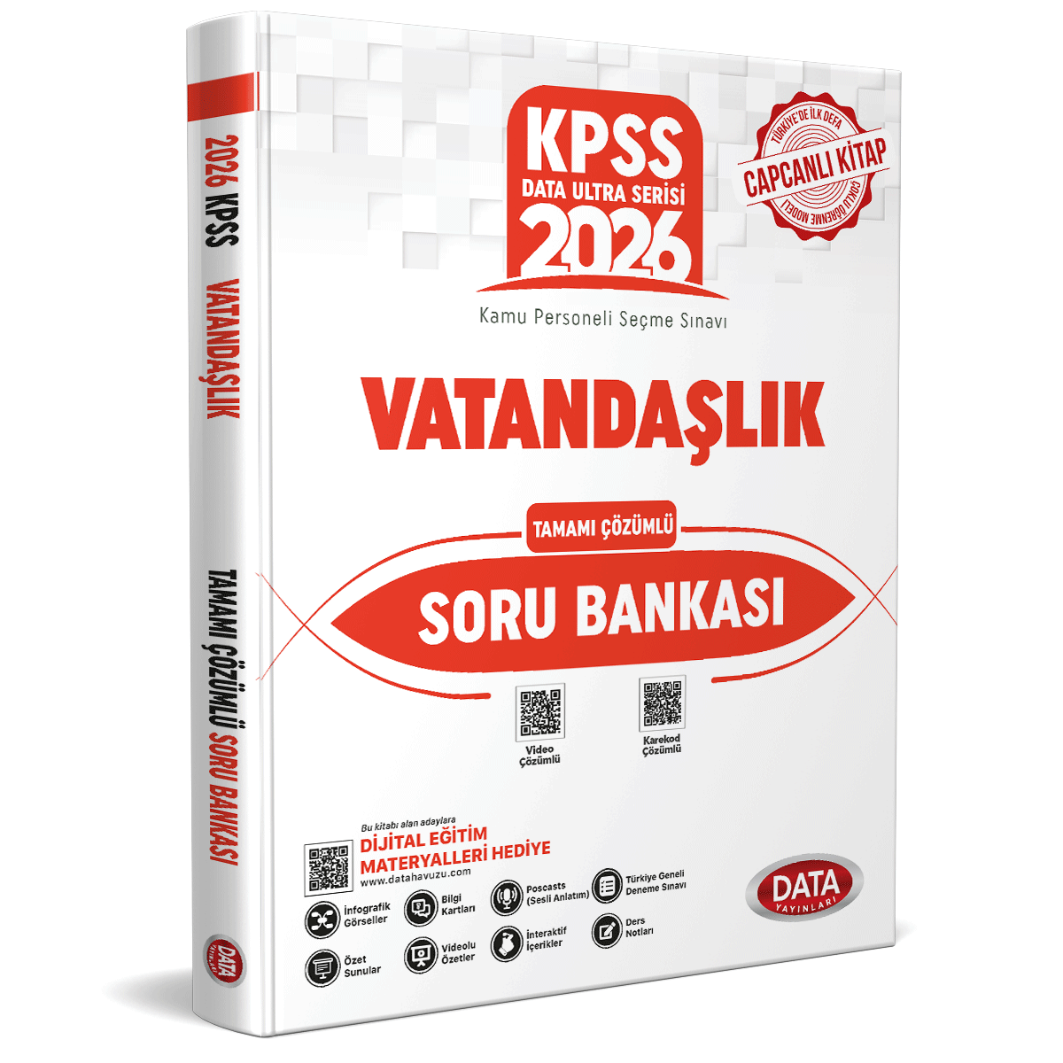 İnteraktif Kitap 2026 KPSS Ultra Serisi Vatandaşlık Soru Bankası - Karekod Çözümlü İnteraktif Kitap 2026 KPSS Ultra Serisi Vatandaşlık Soru Bankası - Karekod Çözümlü