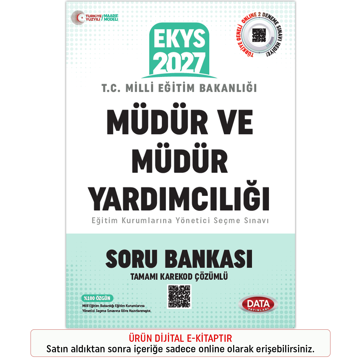 İnteraktif Kitap 2027 MEB EKYS Müdür ve Müdür Yardımcılığı Soru Bankası İnteraktif Kitap 2027 MEB EKYS Müdür ve Müdür Yardımcılığı Soru Bankası