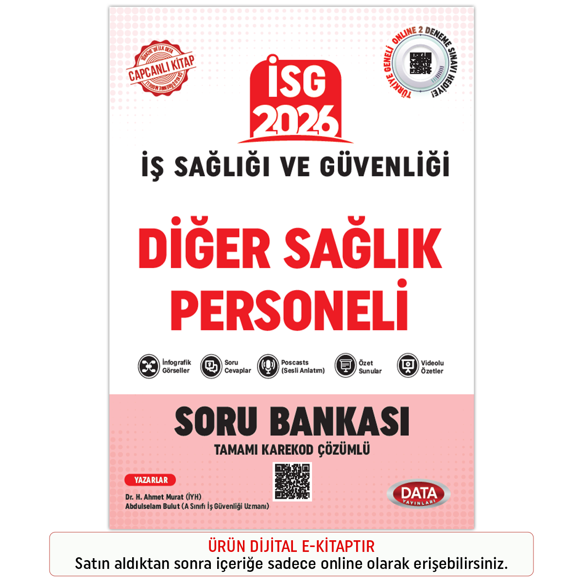 İnteraktif Kitap İş Sağlığı Güvenliği (İSG) Diğer Sağlık Personeli Tamamı Karekod Çözümlü Soru Bankası