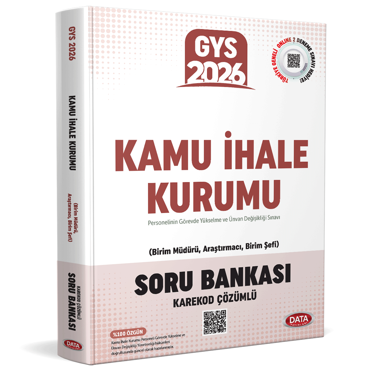 İnteraktif Kitap Kamu İhale Kurumu GYS Soru Bankası - Karekod Çözümlü