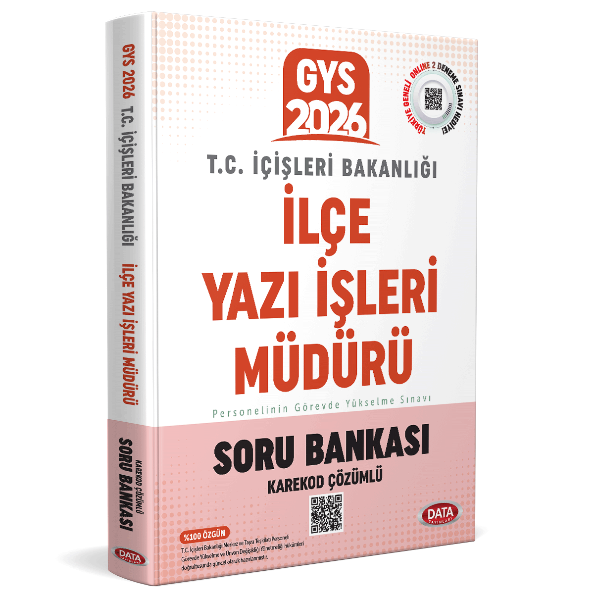 İnteraktif Kitap T.C. İçişleri Bakanlığı İlçe Yazı İşleri Müdürü GYS Soru Bankası - Karekod Çözümlü