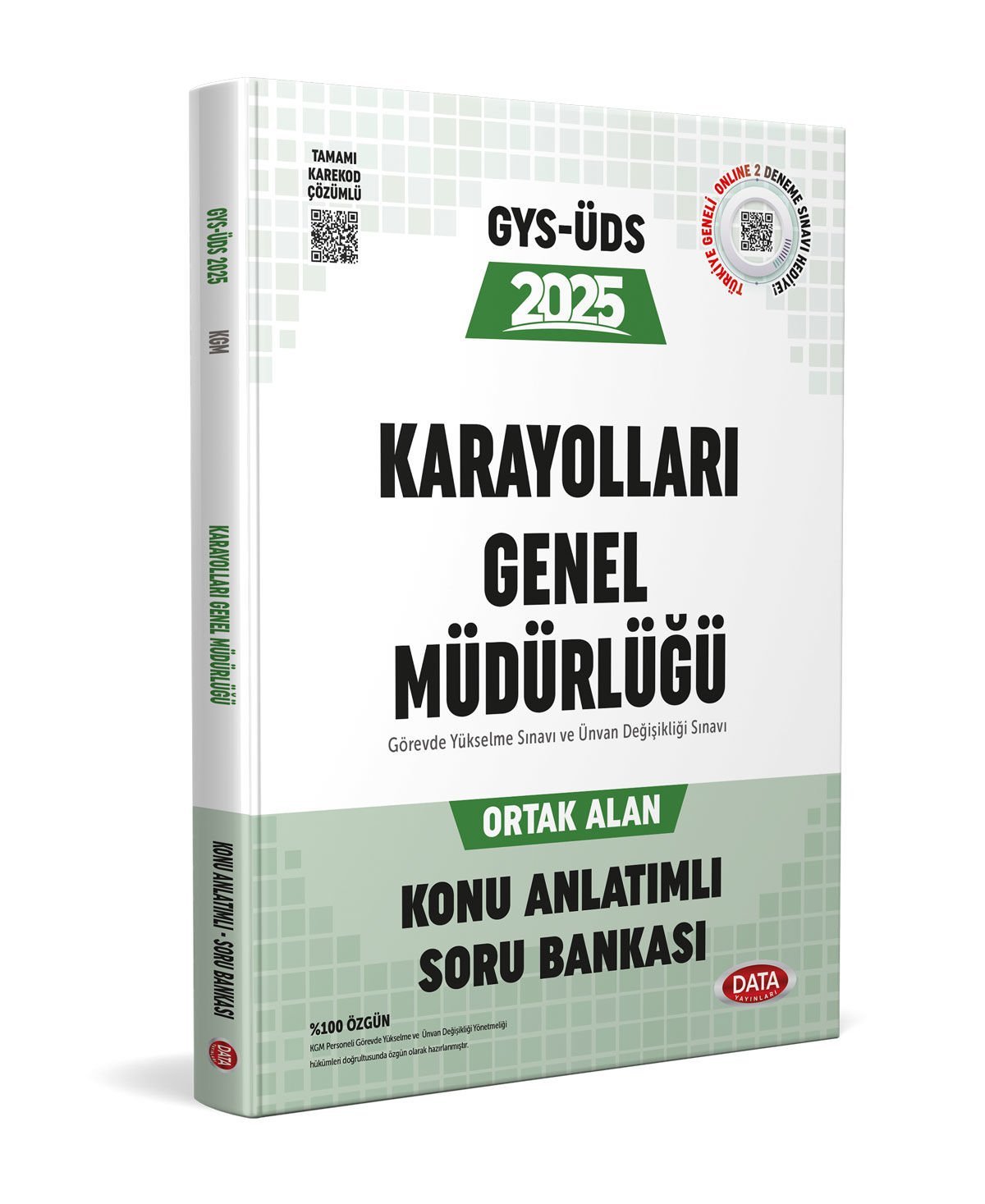 Karayolları Genel Müdürlüğü Görevde Yükselme ve Unvan Değişikliği Sınavı Ortak Alan Konu Anlatımlı Soru Bankası