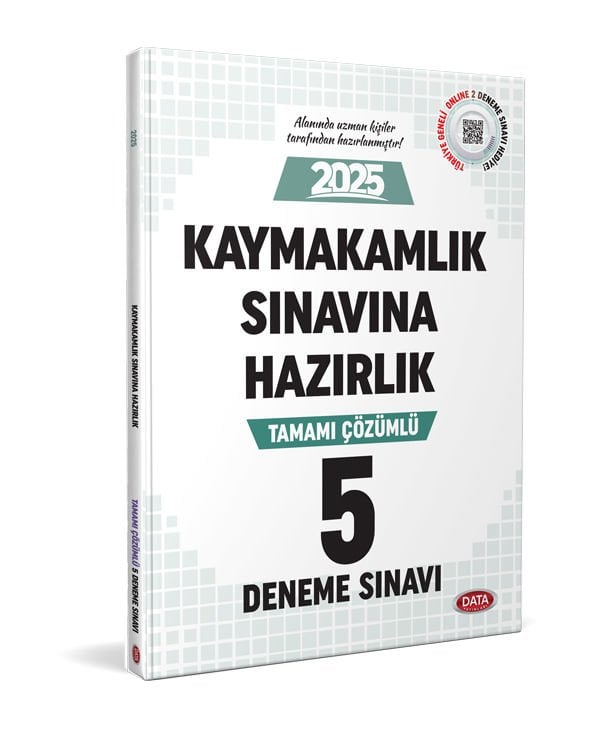 Kaymakamlık Sınavına Hazırlık Tamamı Çözümlü 5 Deneme Sınavı