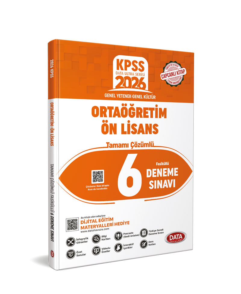 KPSS GY-GK Ortaöğretim Ön Lisans Tamamı Çözümlü Fasiküllü 6 Deneme Sınavı KPSS GY-GK Ortaöğretim Ön Lisans Tamamı Çözümlü Fasiküllü 6 Deneme Sınavı