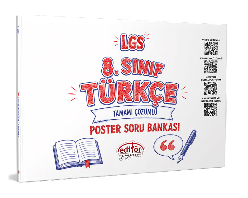 LGS 8. Sınıf Türkçe Poster Soru Bankası LGS 8. Sınıf Türkçe Poster Soru Bankası
