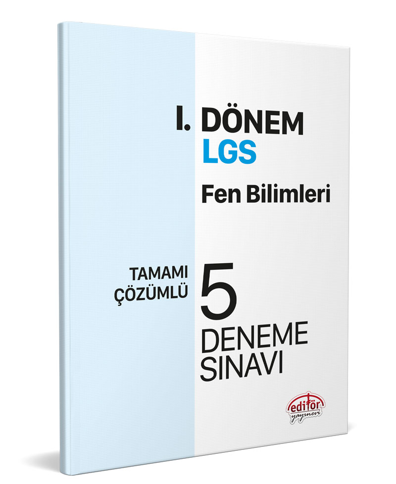 LGS I. Dönem Fen Bilimleri Çözümlü 5 Deneme Sınavı