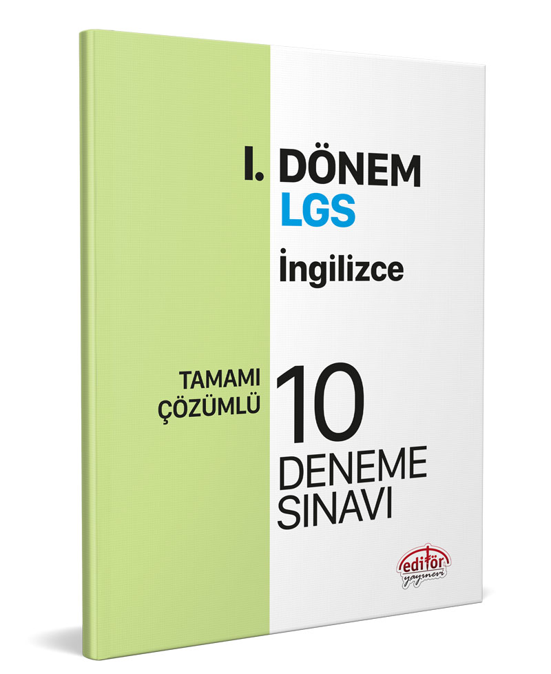 LGS I. Dönem İngilizce Çözümlü 10 Deneme Sınavı LGS I. Dönem İngilizce Çözümlü 10 Deneme Sınavı