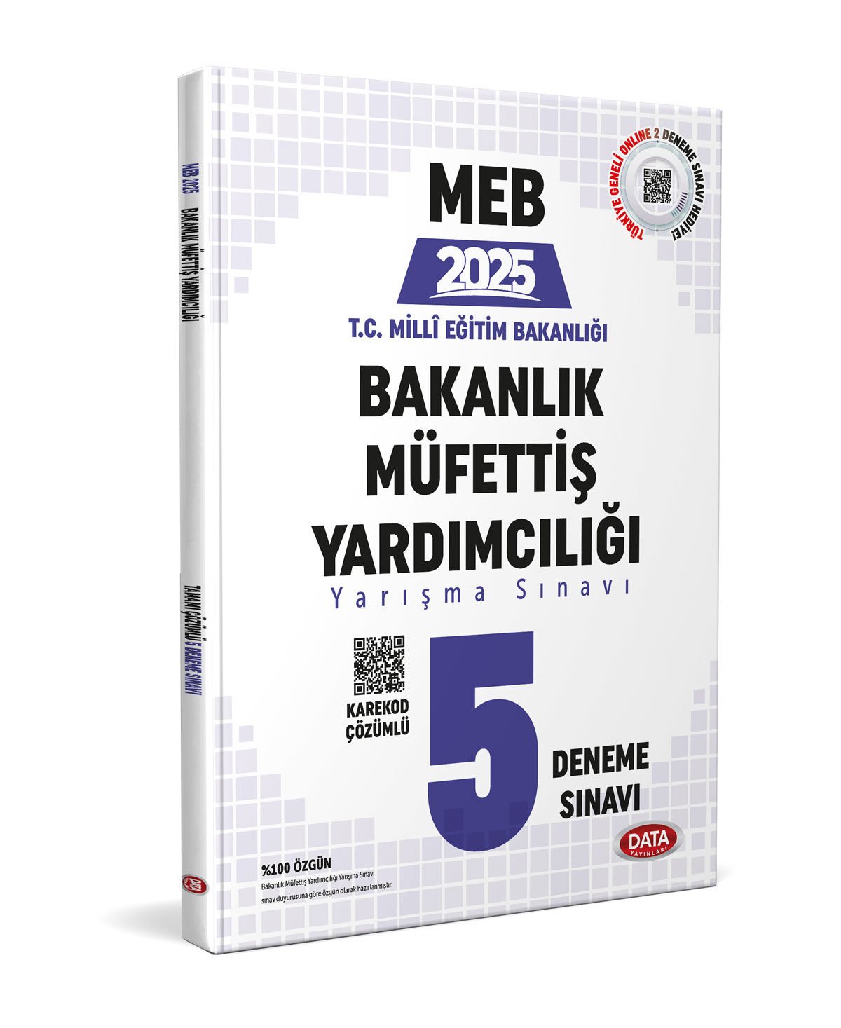 MEB Bakanlık Müfettiş Yardımcılığı 5 Deneme Sınavı - Karekod Çözümlü