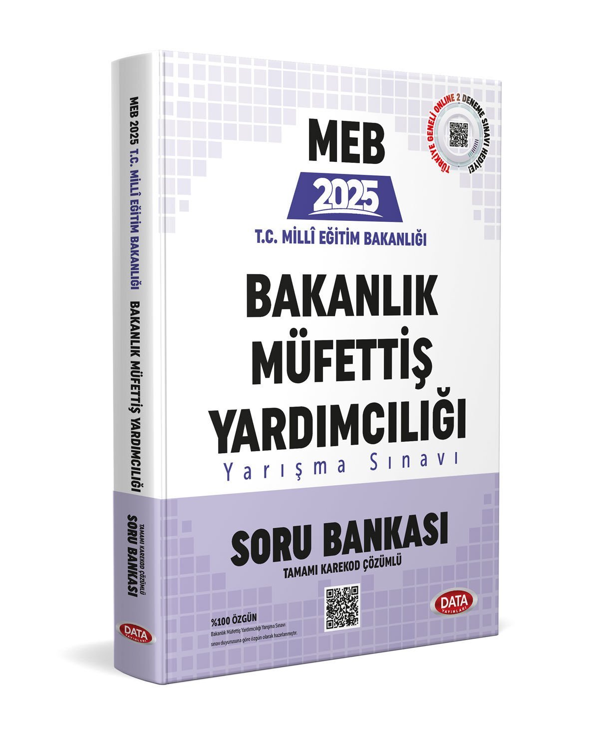 MEB Bakanlık Müfettiş Yardımcılığı Soru Bankası - Karekod Çözümlü