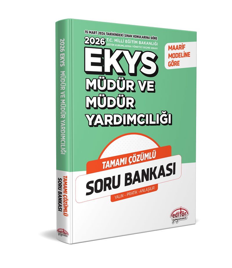 MEB EKYS Müdür ve Müdür Yardımcılığı Çözümlü Soru Bankası MEB EKYS Müdür ve Müdür Yardımcılığı Çözümlü Soru Bankası