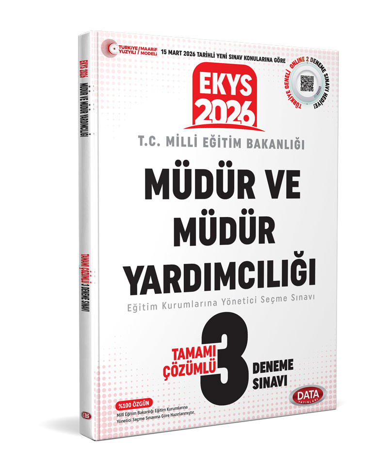 MEB EKYS Müdür ve Müdür Yardımcılığı Tamamı Çözümlü 3 Deneme Sınavı MEB EKYS Müdür ve Müdür Yardımcılığı Tamamı Çözümlü 3 Deneme Sınavı