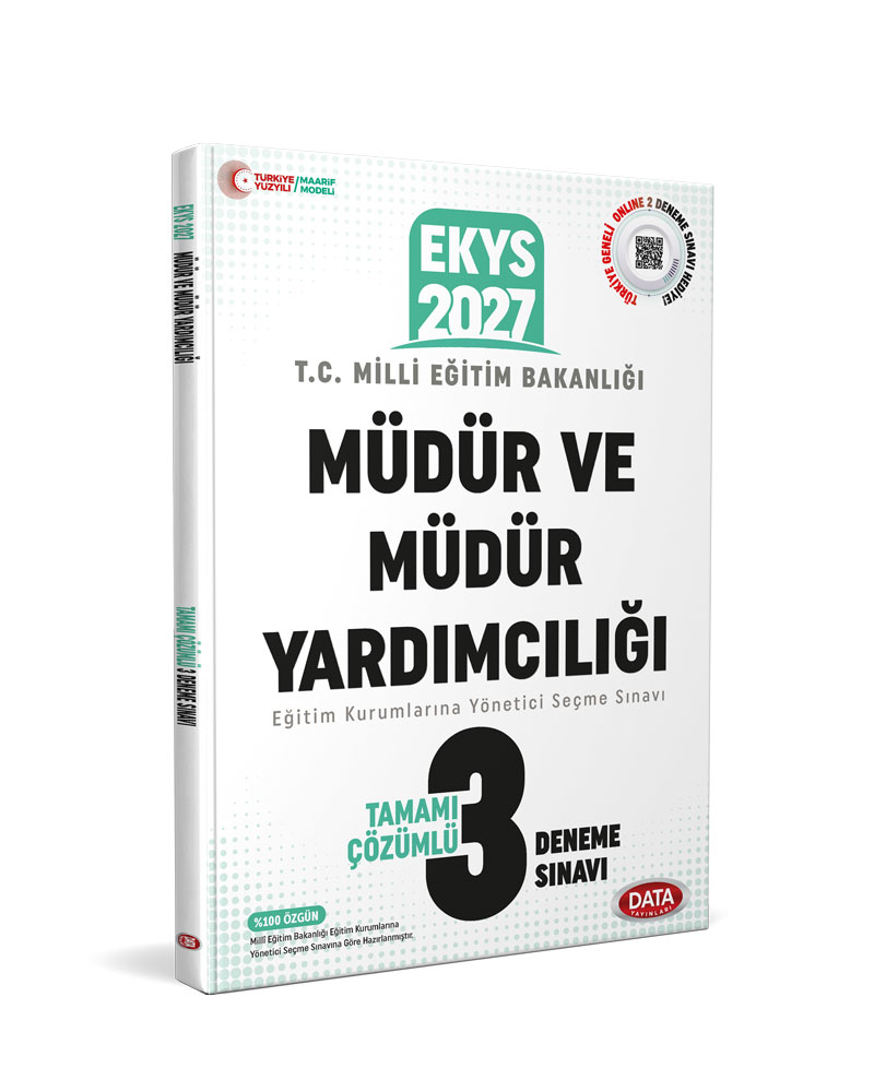 MEB EKYS Müdür ve Müdür Yardımcılığı Tamamı Çözümlü 3 Deneme Sınavı MEB EKYS Müdür ve Müdür Yardımcılığı Tamamı Çözümlü 3 Deneme Sınavı