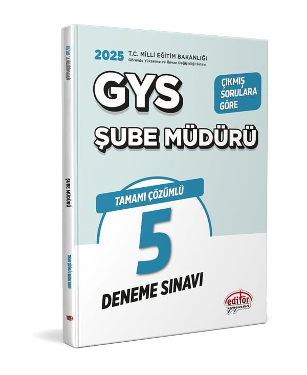 Milli Eğitim Bakanlığı GYS Şube Müdürlüğü Tamamı Çözümlü 5 Deneme Sınavı