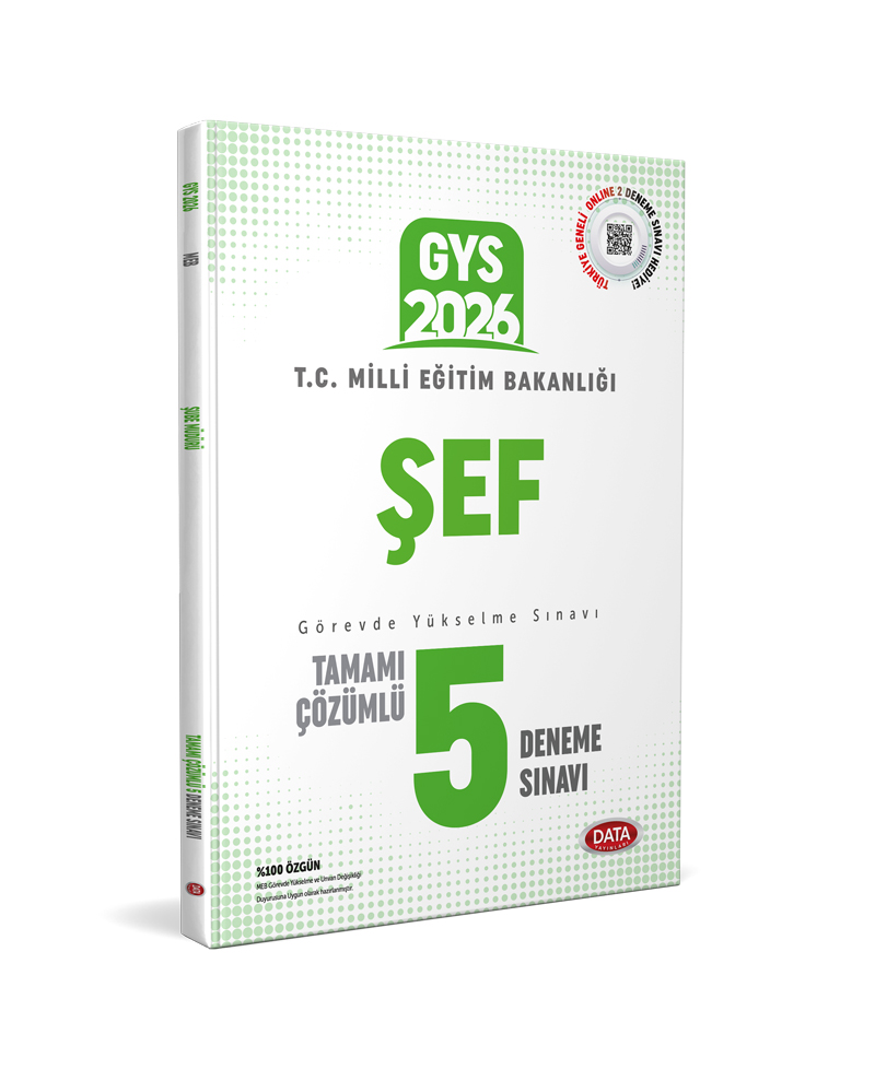 Milli Eğitim Bakanlığı Şef GYS Tamamı Çözümlü 5 Deneme Sınavı Milli Eğitim Bakanlığı Şef GYS Tamamı Çözümlü 5 Deneme Sınavı