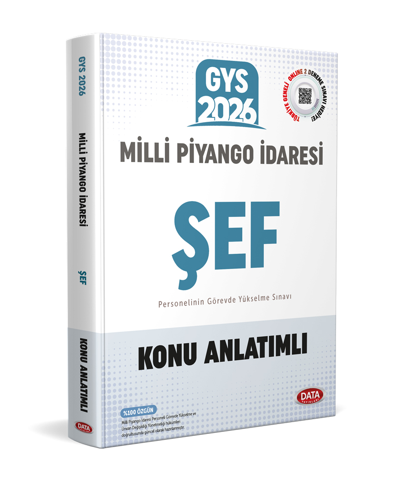Milli Piyango İdaresi Genel Müdürlüğü GYS Şef Konu Anlatımlı Milli Piyango İdaresi Genel Müdürlüğü GYS Şef Konu Anlatımlı