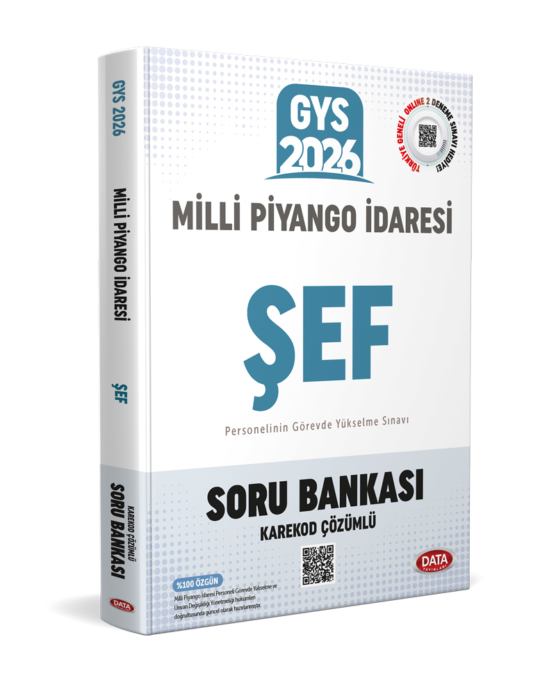 Milli Piyango İdaresi Genel Müdürlüğü GYS Şef Soru Bankası - Karekod Çözümlü