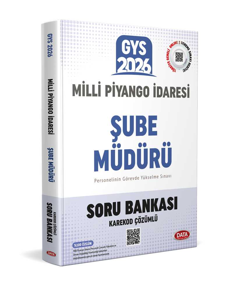 Milli Piyango İdaresi Genel Müdürlüğü GYS Şube Müdürü Soru Bankası - Karekod Çözümlü Milli Piyango İdaresi Genel Müdürlüğü GYS Şube Müdürü Soru Bankası - Karekod Çözümlü