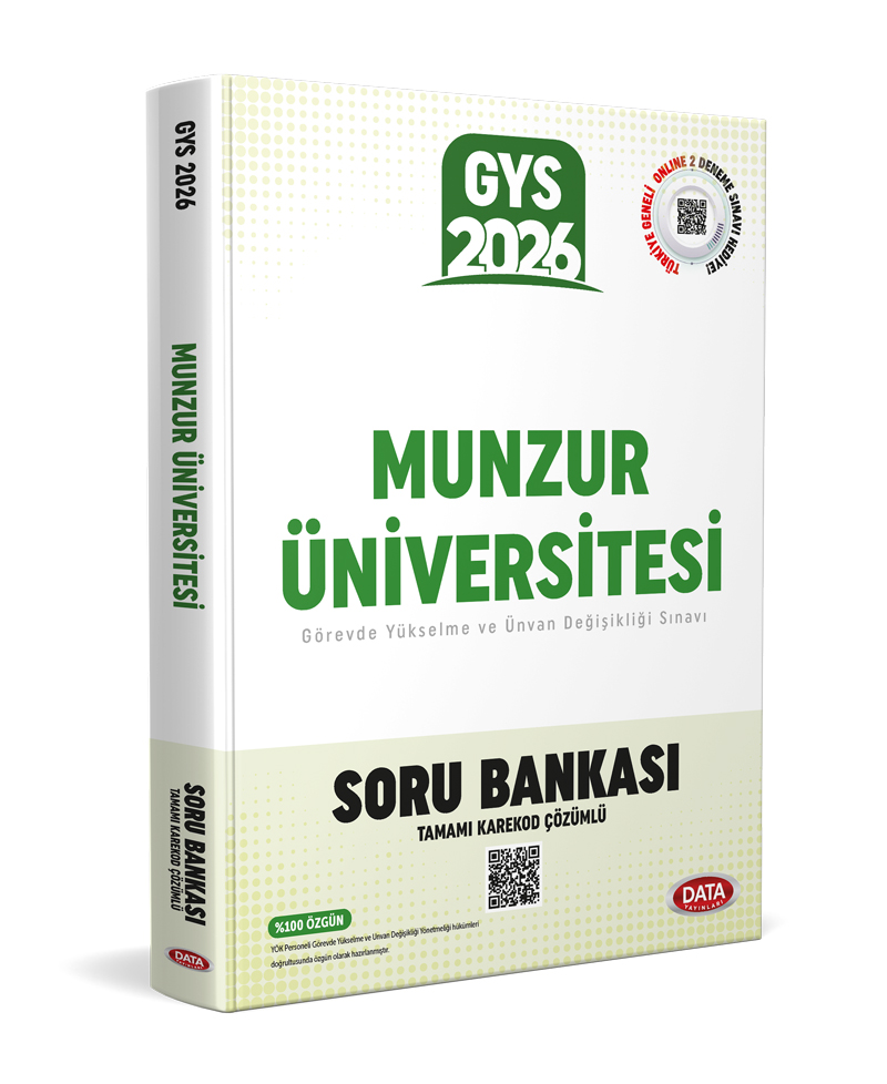 Munzur Üniversitesi GYS Soru Bankası - Karekod Çözümlü Munzur Üniversitesi GYS Soru Bankası - Karekod Çözümlü