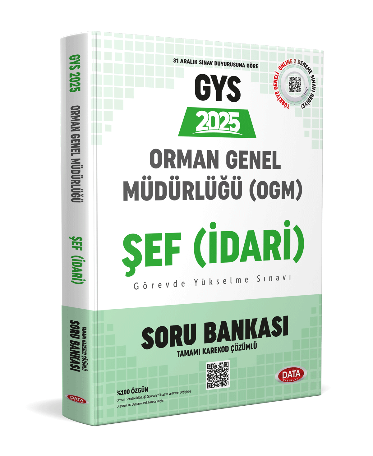 Orman Genel Müdürlüğü GYS Şef (İdari) Karekod Çözümlü Soru Bankası