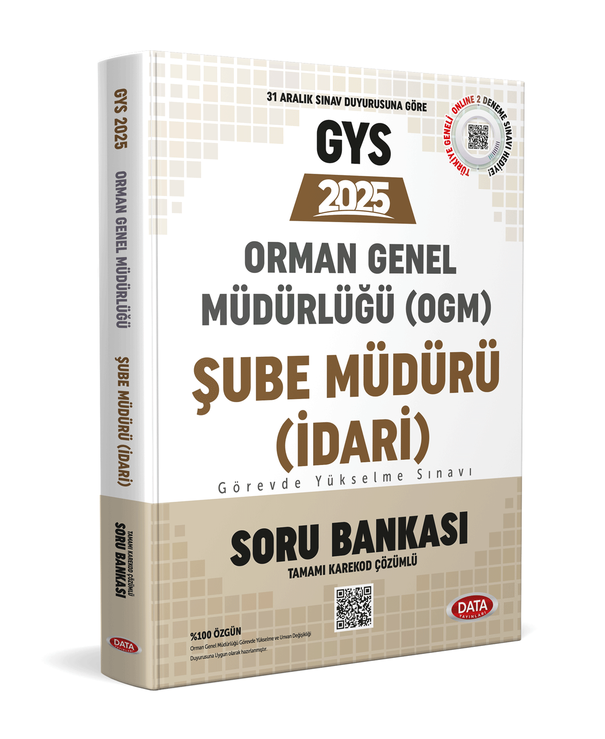 Orman Genel Müdürlüğü GYS Şube Müdürü (İdari) Karekod Çözümlü Soru Bankası