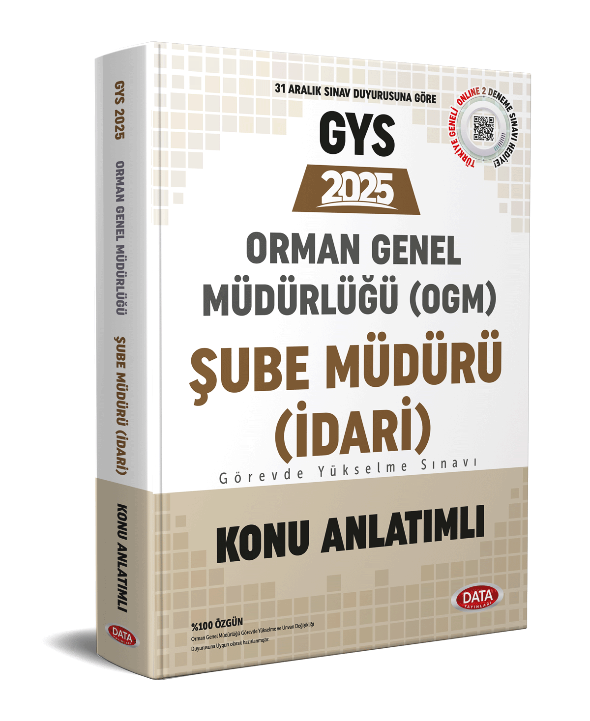 Orman Genel Müdürlüğü GYS Şube Müdürü (İdari) Konu Anlatımlı
