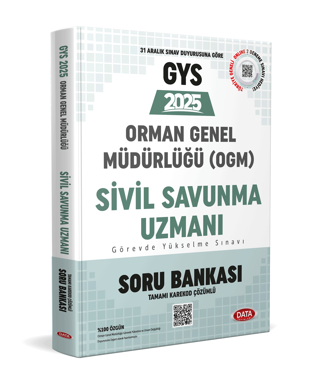 Orman Genel Müdürlüğü Sivil Savunma Uzmanı GYS Soru Bankası - Karekod Çözümlü