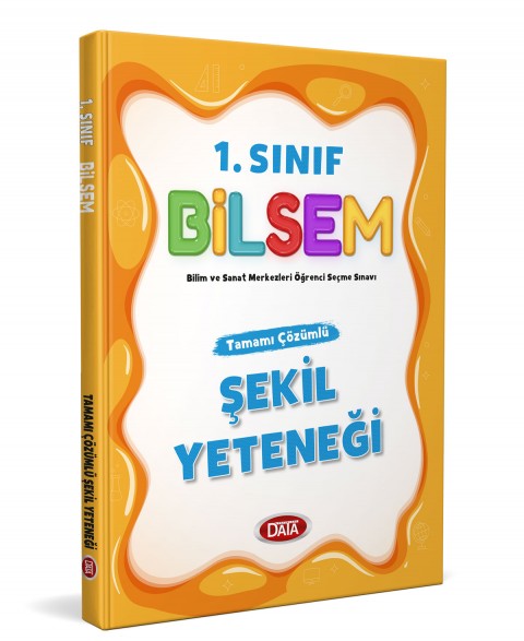 1. Sınıf Bilsem Tamamı Çözümlü Şekil Yeteneği - Data Yayınları