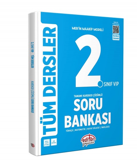 2. Sınıf Tüm Dersler Soru Bankası Karekod Çözümlü