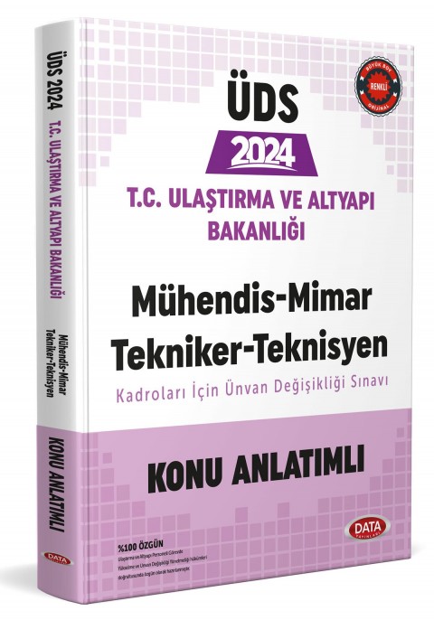 2024 Data Yayınları Ulaştırma ve Altyapı Bakanlığı Mühendis-Mimar-Tekniker-Teknisyen Kadroları İçin GYS Ünvan Değişikliği Sınavı Konu Anlatımlı