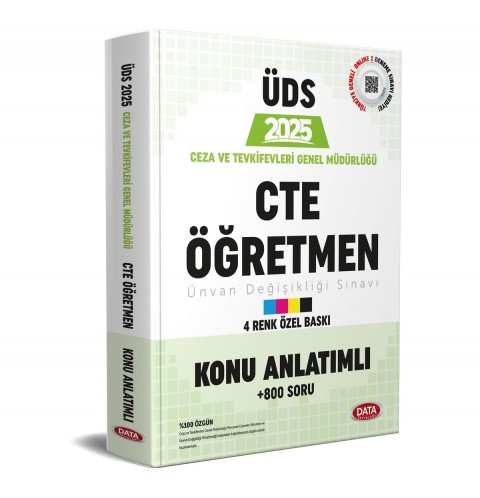 2025 Ceza ve Tevkifevleri CTE Öğretmen ÜDS Hazırlık Kitabı