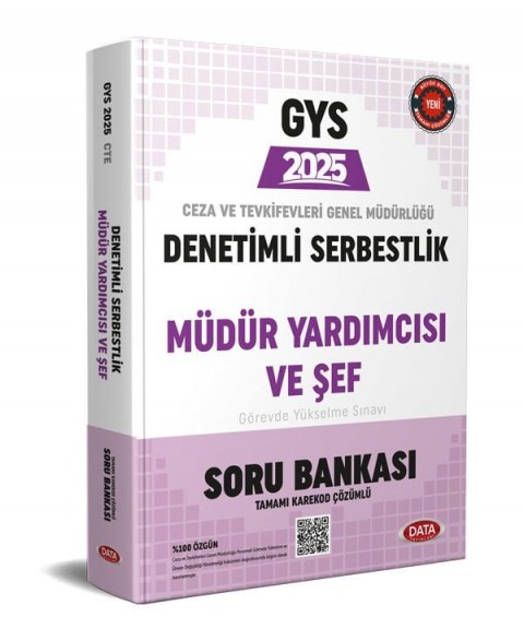 2025 Ceza ve Tevkifevleri Denetimli Serbestlik Müdür Yardımcılığı ve Şeflik GYS Soru Bankası - Karekod Çözümlü