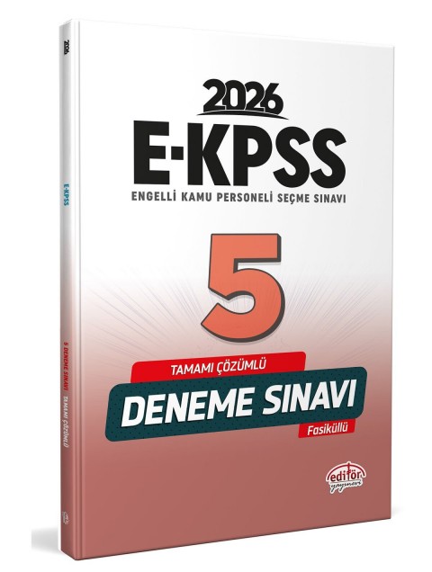 2025 EKPSS Tamamı Çözümlü 5 Deneme Sınavı