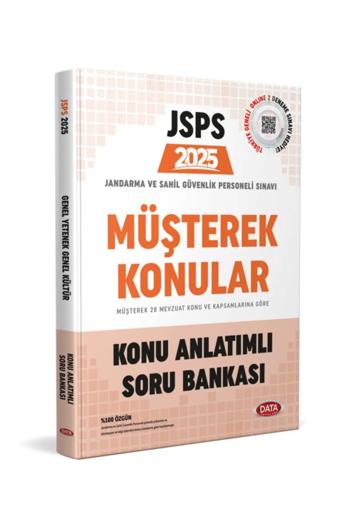 2025 JSPS Müşterek Konular Konu Anlatımlı Soru Bankası