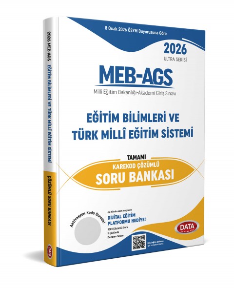 2026 AGS Ultra Serisi Eğitimin Temelleri - Türk Milli Eğitim Sistemi Tamamı Çözümlü Soru Bankası